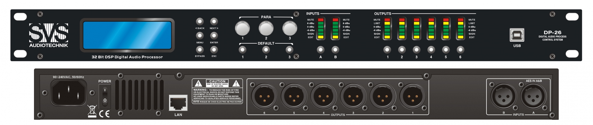 SVS Audiotechnik DP-26 Цифровой процессор: 2 входа 6 выходов в Талдоме
