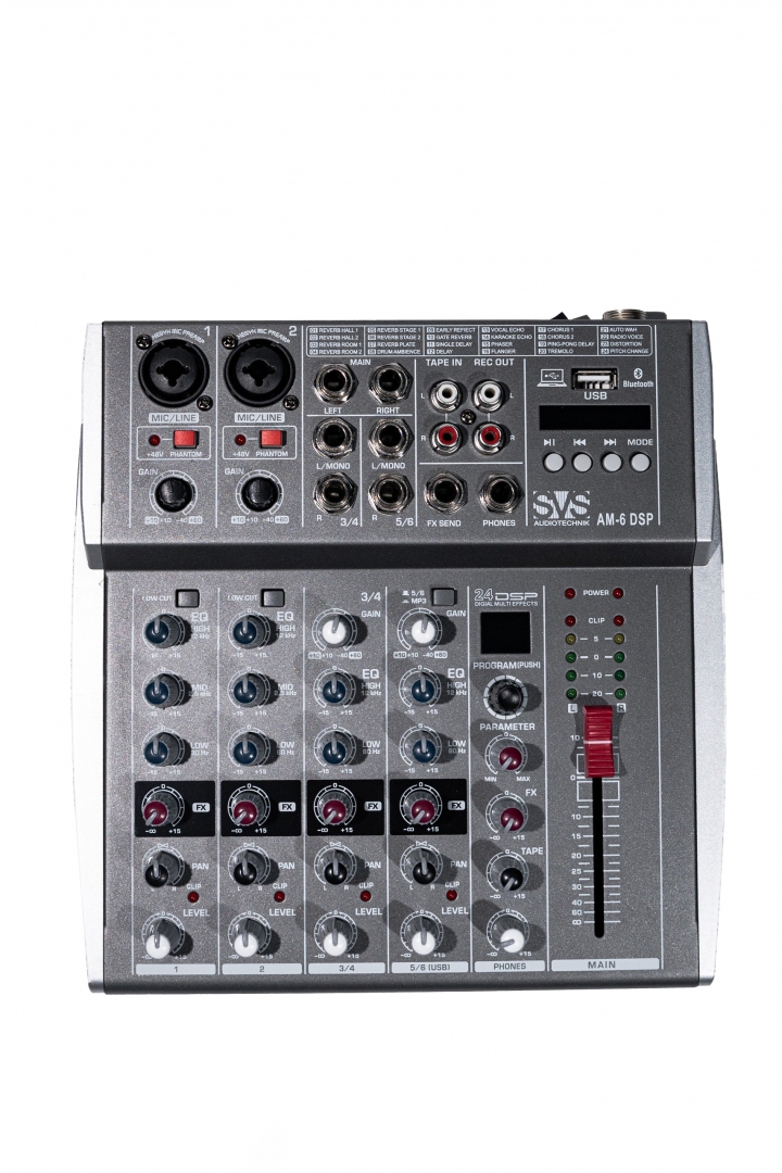 SVS Audiotechnik mixers AM-6 DSP Микшерный пульт аналоговый, 6-канальный SVS Audiotechnik mixers в Талдоме