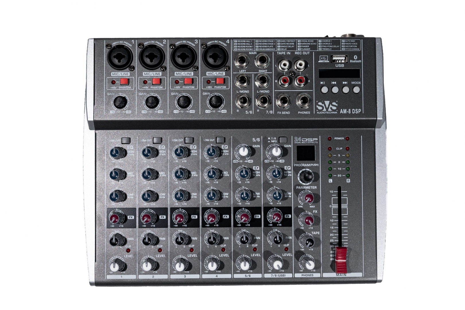 SVS Audiotechnik mixers AM-8 DSP Микшерный пульт аналоговый, 8-канальный в Талдоме